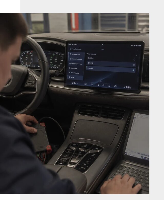 Русификация автомобиля BYD HAN для эксплуатации в Валуйках